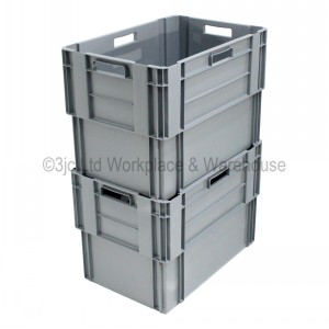 Standard Euro Box 60cm Solid Sides & Base 80 Litre